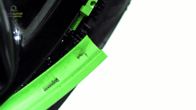 AlloyGator Installation Cutting Excess
