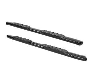 5" Oval Curved Side Step Bars - Running Boards