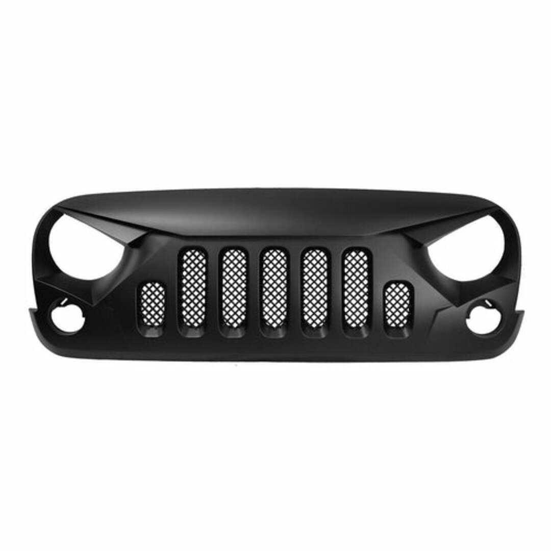 Galaxy Auto Wrangler JK Angry Grille - Full Front Grille | Strictly Auto  Parts