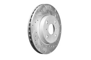 Rear Brake Rotors - B130 Series Crossdrilled & Slotted (Pair)