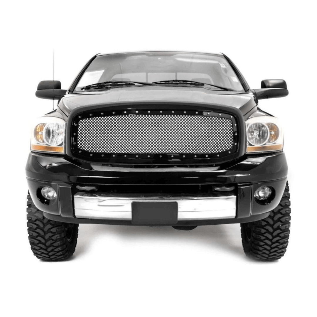 Galaxy Auto Ram Riveted Mesh Grille - Full Front Grille