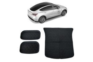 Tesla Model Y Frunk & Trunk Mats - 3D Comfort Performance