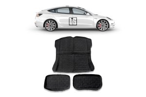 Tesla Model 3 Frunk & Trunk Mats - 3D Comfort Performance