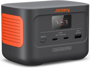 Explorer 100 Plus Portable Power Station - 99Wh LiFePO4 Battery Solar Generator, 128W Carry-on Power, 100W Dual PD 3.0 Fast Charge for Home, Camping, RV