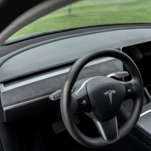 Tesla Model 3 / Model Y Alcantara Dashboard & Door Trim Covers