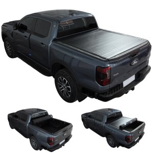 Hard Roll-Up Tonneau Cover - Low Profile Solid Rolling Truck Bed Cover