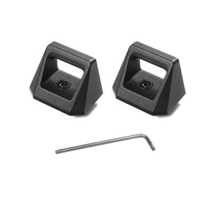 Tesla Cybertruck Bed Rail L Track Hooks for Tie Downs (Pair)