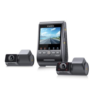 A329S 3CH 4K Front + 2K Wide 210° FOV Fisheye Cabin + 2K Rear Dash Cam with STARVIS 2 Sensor 3-Channel HDR, Support SSD Storage