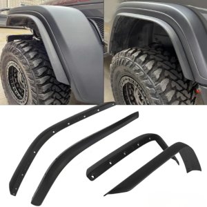 Jeep Wrangler JL/ 4XE / Gladiator JT High Fender Flare Extension Protectors (Rubicon Style)
