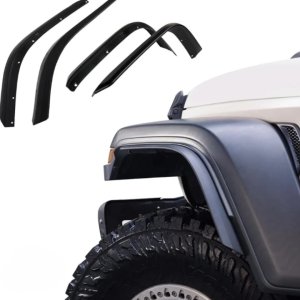Jeep Wrangler JL/4XE / Gladiator JT Low Fender Flare Extension Protectors (Sahara Style)