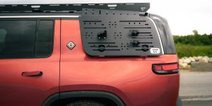 Rivian R1S Exterior MOLLE Panels - Rear Window Overland Storage System